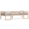 Estructura de cama para niños madera maciza de pino 75x190 cm