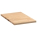 Encimera de cocina rectangular madera maciza roble