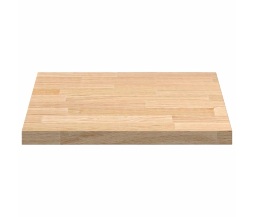 Encimera de cocina rectangular madera maciza roble