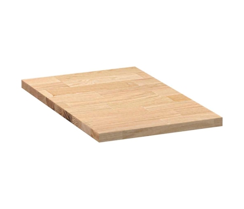 Encimera de cocina rectangular madera maciza roble