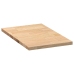 Encimera de cocina rectangular madera maciza roble