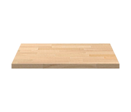 Encimera de cocina rectangular madera maciza roble