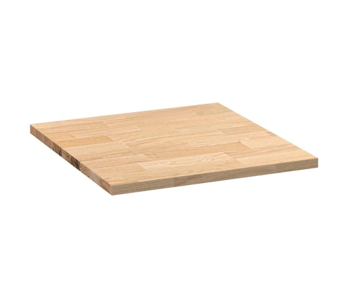 Encimera de cocina rectangular madera maciza roble