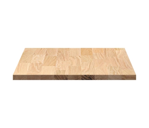 Encimera de cocina rectangular madera maciza roble