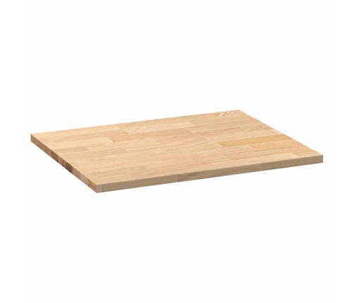 Encimera de cocina rectangular madera maciza roble