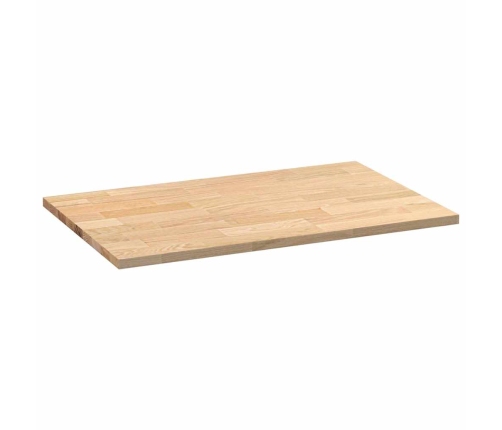 Encimera de cocina rectangular madera maciza roble