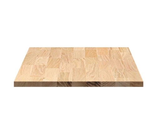 Encimera de cocina rectangular madera maciza roble