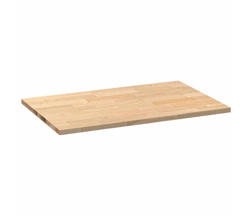 Encimera de cocina rectangular madera maciza roble