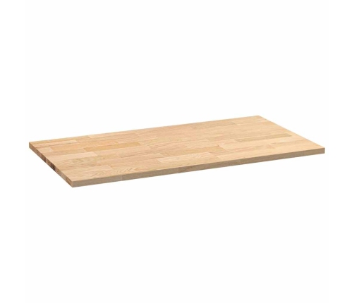 Encimera de cocina rectangular madera maciza roble