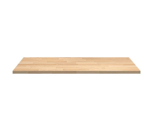 Encimera de cocina rectangular madera maciza roble