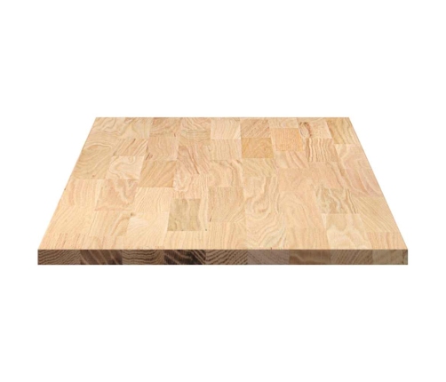 Encimera de cocina rectangular madera maciza roble