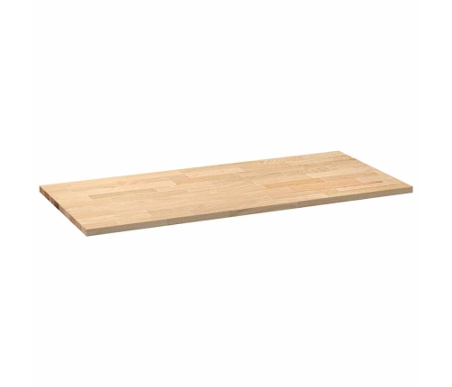 Encimera de cocina rectangular madera maciza roble