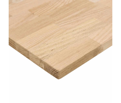 Encimera de cocina rectangular madera maciza roble