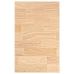 Encimera de cocina rectangular madera maciza roble