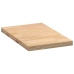 Encimera de cocina rectangular madera maciza roble