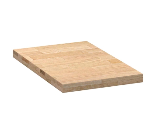 Encimera de cocina rectangular madera maciza roble