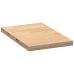 Encimera de cocina rectangular madera maciza roble