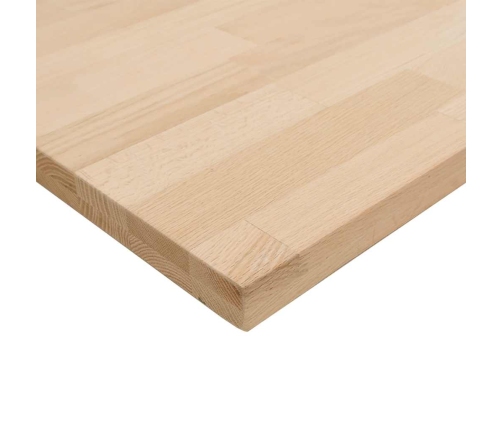 Encimera de cocina rectangular madera maciza roble