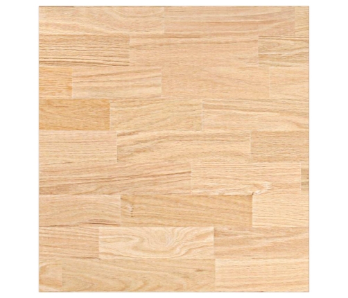 Encimera de cocina rectangular madera maciza roble