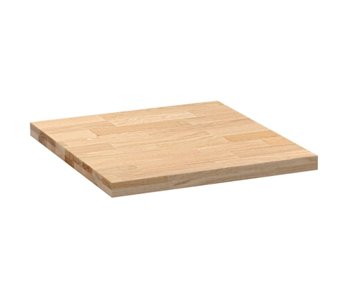 Encimera de cocina rectangular madera maciza roble