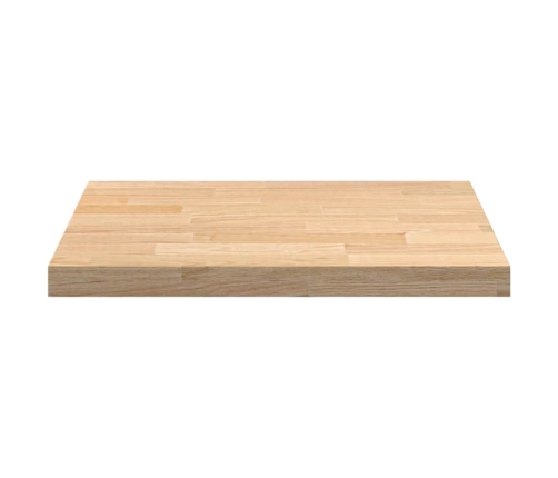 Encimera de cocina rectangular madera maciza roble