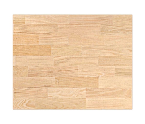 Encimera de cocina rectangular madera maciza roble