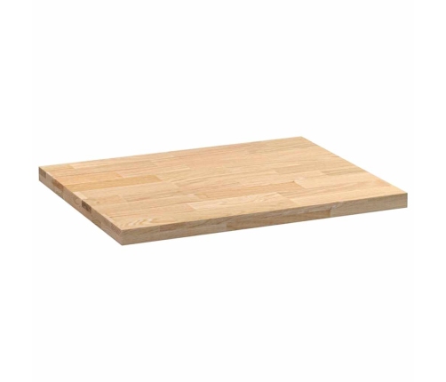 Encimera de cocina rectangular madera maciza roble