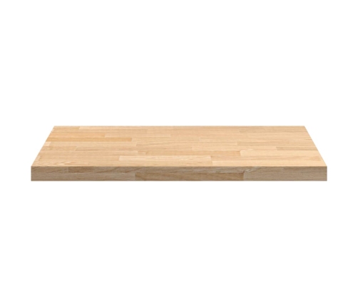 Encimera de cocina rectangular madera maciza roble