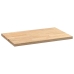 Encimera de cocina rectangular madera maciza roble