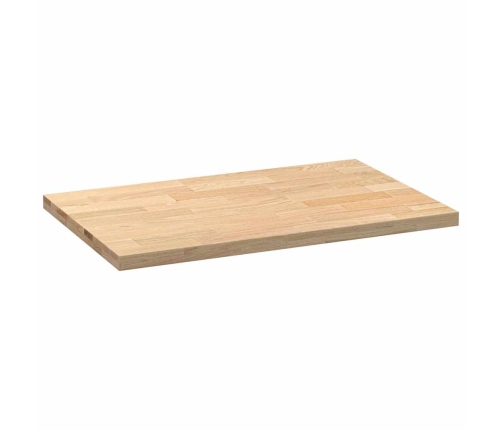 Encimera de cocina rectangular madera maciza roble