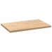 Encimera de cocina rectangular madera maciza roble