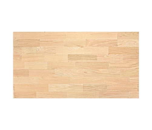 Encimera de cocina rectangular madera maciza roble