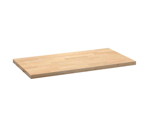 Encimera de cocina rectangular madera maciza roble