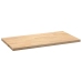 Encimera de cocina rectangular madera maciza roble