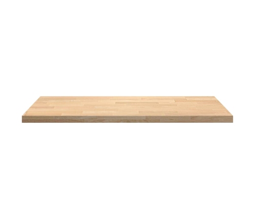 Encimera de cocina rectangular madera maciza roble