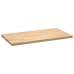 Encimera de cocina rectangular madera maciza roble