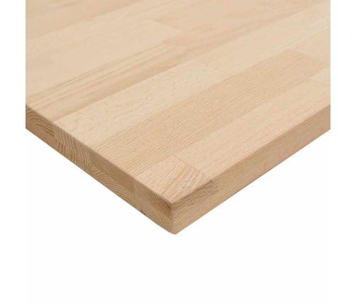 Encimera de cocina rectangular madera maciza roble