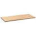 Encimera de cocina rectangular madera maciza roble