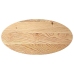 Tablero de mesa ovalado madera maciza de roble 100x50x2 cm