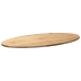 Tablero de mesa ovalado madera maciza de roble 100x50x2 cm