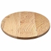 Tablero de mesa ovalado madera maciza de roble 100x50x2 cm