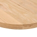 Tablero de mesa ovalado madera maciza de roble 80x40x4 cm