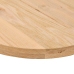 Tablero de mesa ovalado madera maciza de roble 120x60x4 cm