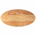Tablero de mesa ovalado madera maciza de roble 100x50x2 cm