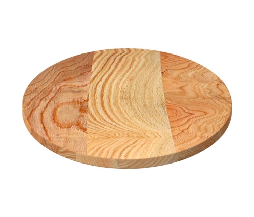 Tablero de mesa ovalado madera maciza de roble 100x50x2 cm