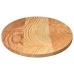 Tablero de mesa ovalado madera maciza de roble 100x50x2 cm