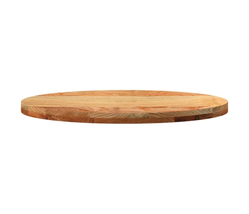 Tablero de mesa ovalado madera maciza de roble 80x40x4 cm