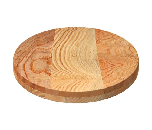 Tablero de mesa ovalado madera maciza de roble 100x50x4 cm