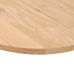 Tablero de mesa ovalado madera maciza de roble 100x50x2 cm