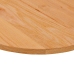 Tablero de mesa ovalado madera maciza de roble 100x50x2 cm